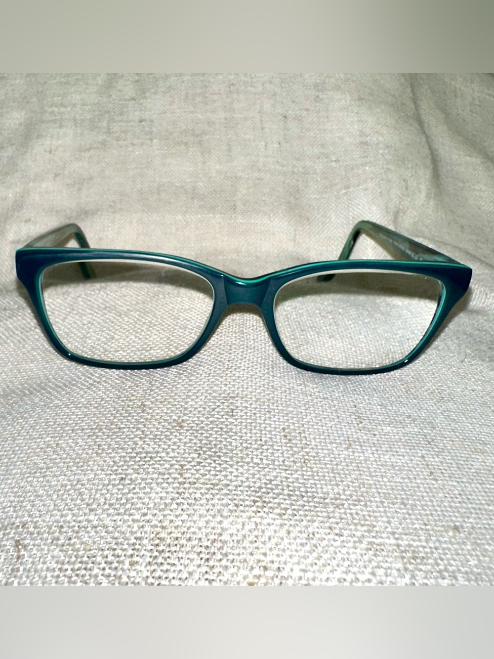 Miki Ninn Teal Green Rectangular Cat Eye Eyeglass Frames